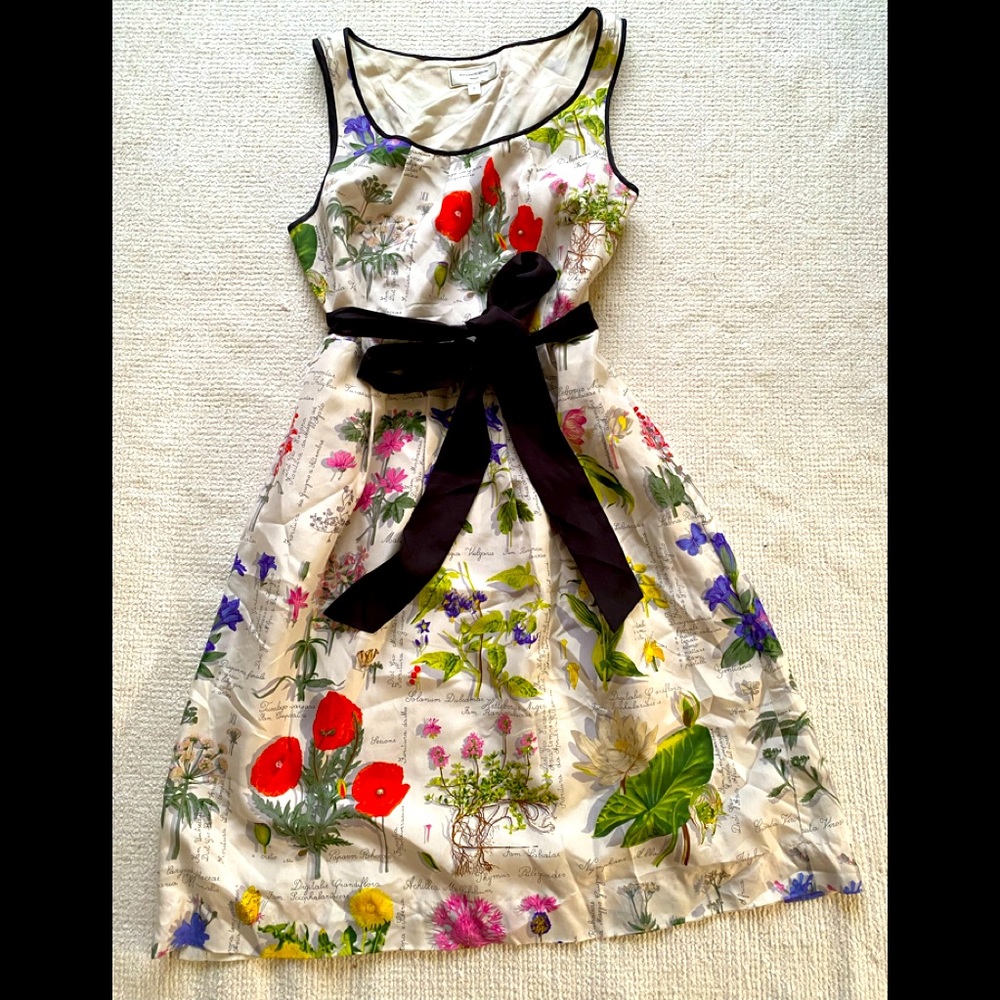 Moulinette Soeurs silk dress.  Anthropologie.